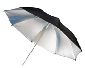Silver/Black Umbrella
