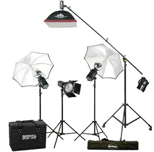 Britek Flash Light Kit with Boom - total kit 576 wt.