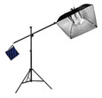 PBL MXFLO 6 SOFTBOX 900 WATT LIGHT KIT WITH BOOM
